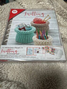 Boye Knitting Planner Kit 12 Months of Planning Simplicity new in box
